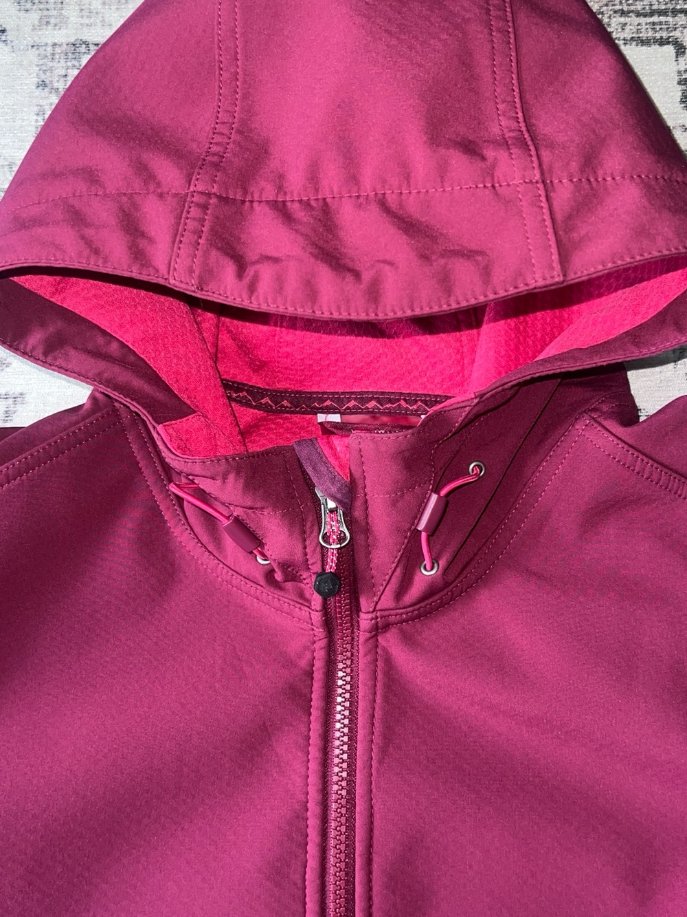 WindRiver Hooded Softshell Jacket - Raspberry Pink - Picture 4 of 7